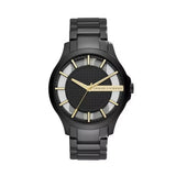  Shop Authentic Armani Exchange Hampton Chronograph Black Dial Black Steel Strap Watch For Men - AX2192 - Luxxuri