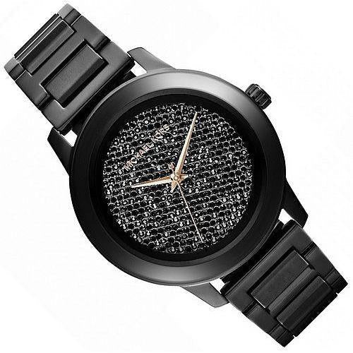  Shop Authentic Michael Kors Kinley Silver Dial Black Steel Strap Watch for Women - MK5999 - Luxxuri