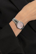  Shop Authentic Gucci G Timeless Diamonds Mother of Pearl Pink Dial Silver Steel Strap Watch for Women - YA1265062 - Luxxuri
