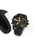  Shop Authentic Diesel Big Daddy Black Dial Black Steel Strap Watch For Men - DZ7312 - Luxxuri