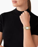 Shop Authentic Michael Kors Emery Three-Hand Crystals Silver Dial Gold Steel Strap Watch for Women - MK4643 - Luxxuri