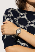  Shop Authentic Gucci G Timeless Quartz Silver Dial Silver Steel Strap Watch for Men - YA1265031 - Luxxuri