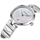  Shop Authentic Emporio Armani Mother of Pearl Dial Silver Steel Strap Watch For Women - AR11235 - Luxxuri
