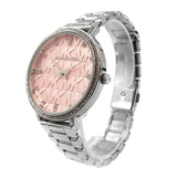  Shop Authentic Michael Kors Pyper Three Hand Pink Dial Silver Steel Strap Watch For Women - MK4631 - Luxxuri
