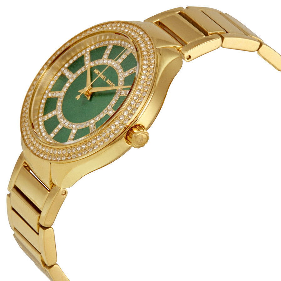  Shop Authentic Michael Kors Kerry Green Dial Gold Steel Strap Watch for Women - MK3409 - Luxxuri