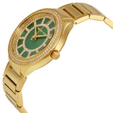  Shop Authentic Michael Kors Kerry Green Dial Gold Steel Strap Watch for Women - MK3409 - Luxxuri