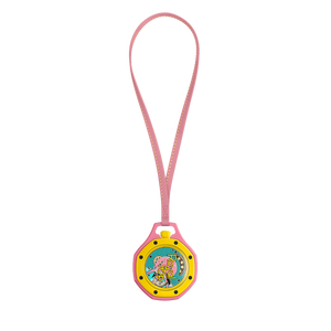 Swatch x AP Royal Pop Blue Dial Pink Leather lanyard Watch for Women - Otg Roz