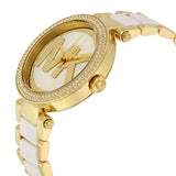  Shop Authentic Michael Kors Parker White Dial Two Tone Steel Strap Watch for Women - MK6313 - Luxxuri