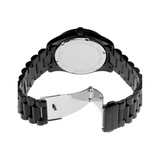  Shop Authentic Michael Kors Lexington Lux Black Dial Black Steel Strap Watch For Women - MK7442 - Luxxuri