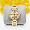  Shop Authentic Michael Kors Parker Gold Dial Gold Steel Strap Watch for Women - MK6469 - Luxxuri