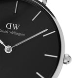 Shop Authentic Daniel Wellington Classic Petite Cornwall Black Dial Black NATO Strap Watch For Women - DW00100216 - Luxxuri