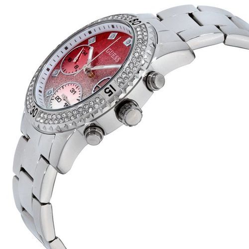  Shop Authentic Guess Confetti Diamonds Silver Dial Silver Steel Strap Watch for Women - W0774L7 - Luxxuri
