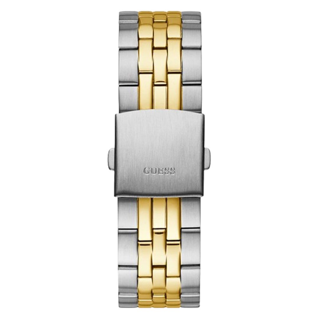  Shop Authentic Guess Odyssey Black Dial Two Tone Steel Strap Watch For Men - W1107G6 - Luxxuri