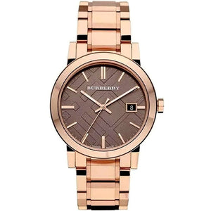  Shop Authentic Burberry The City Light Brown Dial Rose Gold Steel Strap Watch for Women - BU9005 - Luxxuri