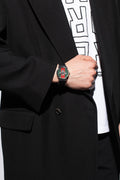  Shop Authentic Gucci G Timeless Quartz Green & Red Dial Black Leather Strap Watch For Men - YA1264149 - Luxxuri