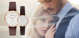  Shop Authentic Emporio Armani Analog White Dial Brown Leather Strap Watch For Men - AR9042 - Luxxuri