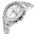  Shop Authentic Tag Heuer Aquaracer Caliber 16 Automatic Chronograph White Dial Silver Steel Strap Watch for Men - CAY2111.BA0927 - Luxxuri