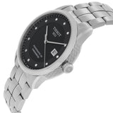  Shop Authentic Tissot T Classic Luxury Powermatic 80 Black Dial Silver Steel Strap Watch For Men - T086.408.11.056.00 - Luxxuri