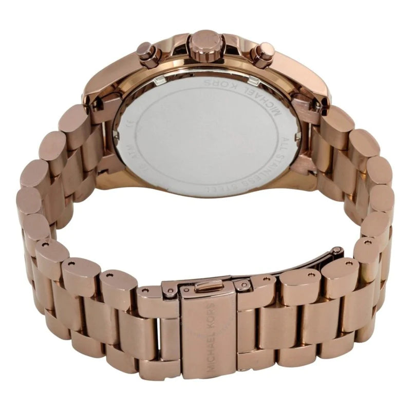 Shop Authentic Michael Kors Bradshaw Chronograph Brown Dial Brown Steel Strap Watch For Women - MK6247 - Luxxuri