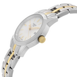  Shop Authentic Tissot T Classic Dream Mother of Pearl Dial Two Tone Steel Strap Watch For Women - T033.210.22.111.00 - Luxxuri