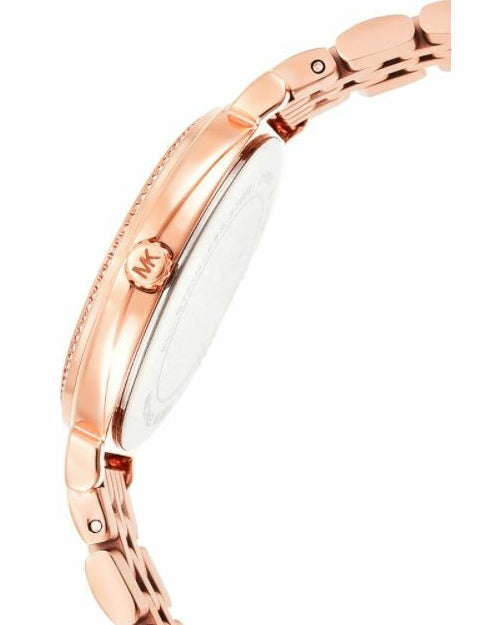 Shop Authentic Michael Kors Cinthia Mother of Pearl Rose Gold Dial Rose Gold Steel Strap Watch for Women - MK3643 - Luxxuri