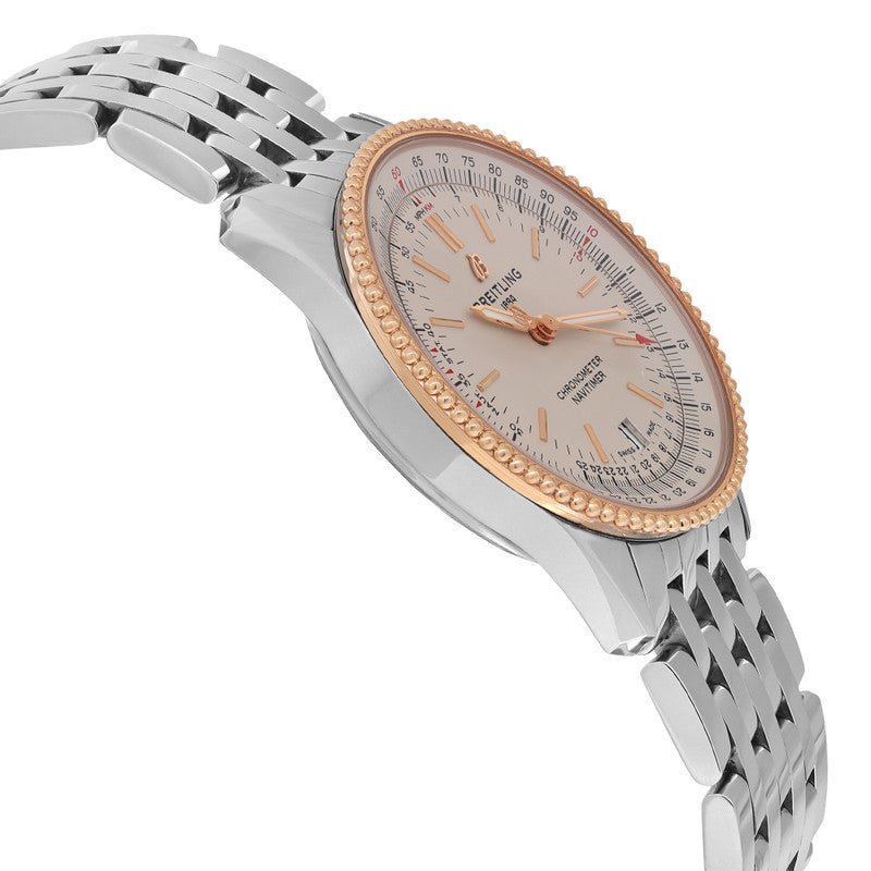  Shop Authentic Breitling Navitimer Automatic 38mm Stainless Steel Mens Watch - A17325211G1A1 - Luxxuri