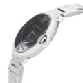  Shop Authentic Cartier Ballon Bleu de Cartier Black Dial Silver Steel Strap Watch for Men - W6920042 - Luxxuri