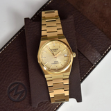  Shop Authentic Tissot PRX Powermatic 80 Gold Dial Gold Steel Strap Watch for Men - T137.207.33.021.00 - Luxxuri