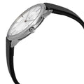  Shop Authentic Calvin Klein Minimalist White Dial Black Leather Strap Watch for Men - K3M211C6 - Luxxuri