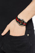  Shop Authentic Gucci Le Marche des Merveilles Red & Green Dial Red & Green Nylon Strap Unisex Watch - YA1264060 - Luxxuri