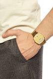 Shop Authentic Gucci Grip Yellow Gold Dial Yellow Gold Steel Strap Unisex Watch -  YA157403 - Luxxuri