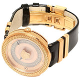  Shop Authentic Versace V Metal Icon Gold Dial Black & Gold Strap Watch for Women - VLC030014 - Luxxuri