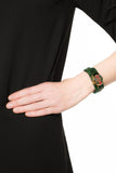  Shop Authentic Gucci G Timeless Red Green Dial Green Leather Strap Watch For Women - YA126545 - Luxxuri