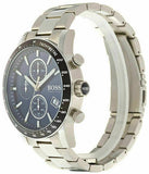  Shop Authentic Hugo Boss Rafale Quartz Blue Dial Silver Steel Strap Watch for Men - 1513510 - Luxxuri