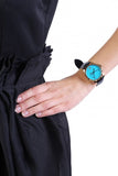  Shop Authentic Gucci G Timeless Turquoise Blue Dial Black Leather Strap Watch For Men - YA126462 - Luxxuri