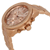  Shop Authentic Michael Kors Wren Crystals Rose Gold Dial Rose Gold Steel Strap Watch for Women - MK6096 - Luxxuri