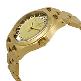  Shop Authentic Marc Jacobs Henry Transparent Gold Dial Gold Steel Strap Watch for Women - MBM3206 - Luxxuri