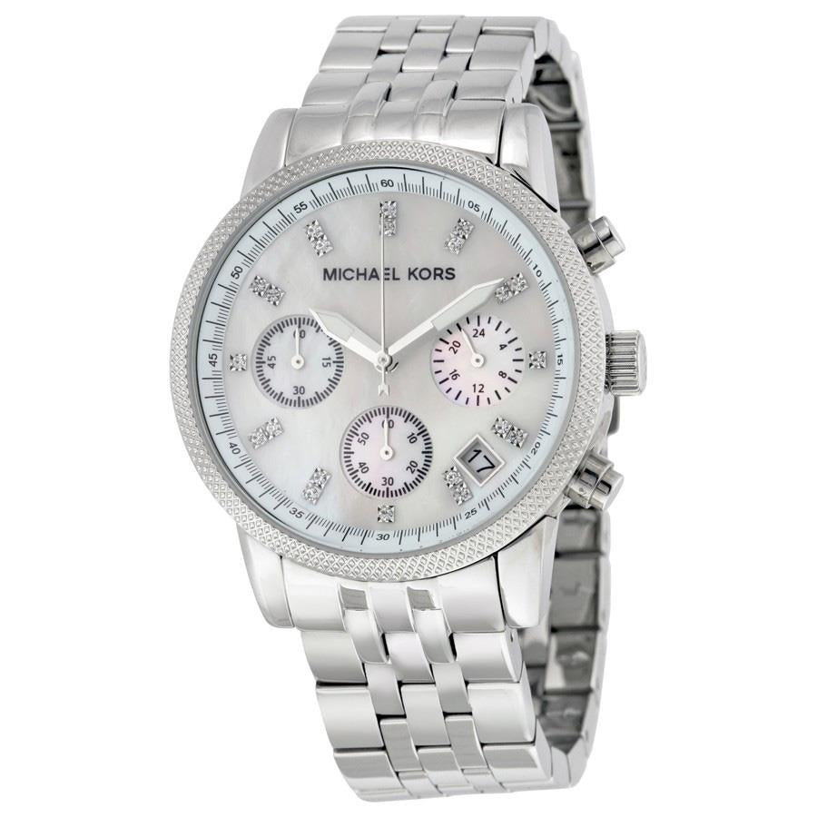  Shop Authentic Michael Kors Ritz White Dial Silver Stainless Steel Strap Watch for Women - MK5020 - Luxxuri