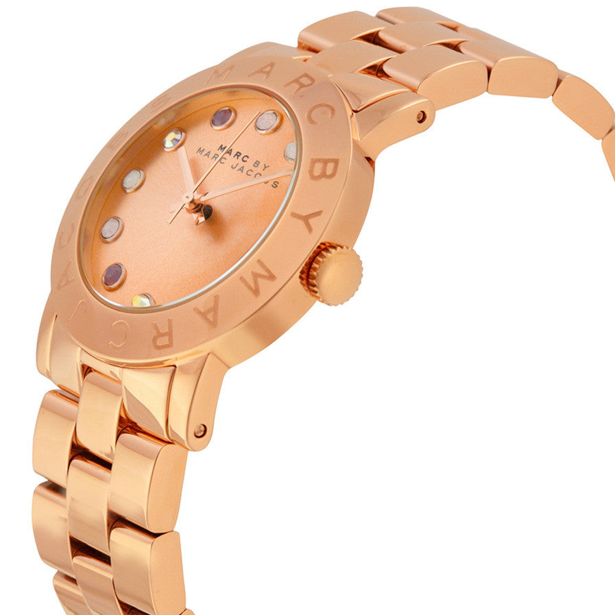  Shop Authentic Marc Jacobs Amy Dexter Rose Gold Dial Rose Gold Steel Strap Watch for Women - MBM3216 - Luxxuri