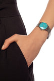  Shop Authentic Gucci G-Timeless Turquoise Mother of Pearl Dial Silver Mesh Bracelet Watch For Women - YA126582 - Luxxuri