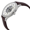  Shop Authentic Emporio Armani Meccanico White Dial Brown Leather Strap Watch For Men - AR1946 - Luxxuri