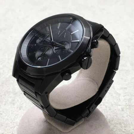  Shop Authentic Armani Exchange Drexler Chronograph Black Dial Black Steel Strap Watch For Men - AX2601 - Luxxuri