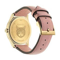  Shop Authentic Gucci G Timeless Quartz Mother of Pearl Dial Pink Leather Strap Watch For Women -  YA1264132 - Luxxuri