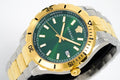  Shop Authentic Versace Hellenyium Quartz Green Dial Two Tone Steel Strap Watch For Men - VE3A00720 - Luxxuri