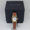  Shop Authentic Marc Jacobs Mini Blade White Dial Brown Leather Strap Watch for Women - MBM1219 - Luxxuri