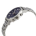  Shop Authentic Emporio Armani Luigi Chronograph Blue Dial Silver Steel Strap Watch For Men - AR11132 - Luxxuri