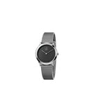  Shop Authentic Calvin Klein Minimal Grey Dial Silver Mesh Bracelet Watch for Women - K3M2212X - Luxxuri