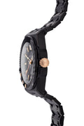  Shop Authentic Versace Chain Reaction Quartz Black Dial Black Steel Strap Watch for Men - VEDY00719 - Luxxuri