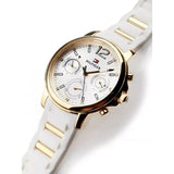  Shop Authentic Tommy Hilfiger Claudiia White Dial White Steel Strap Watch for Women - 1781745 - Luxxuri
