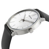  Shop Authentic Calvin Klein High Noon Quartz White Dial Black Leather Strap Watch for Men - K8M211C6 - Luxxuri